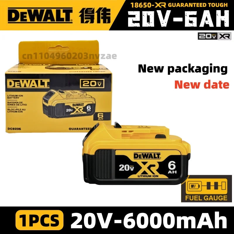 🔋 BATTERY BLOWOUT! 100% Original DeWalt 20V 6.0Ah Battery - High Performance Lithium-Ion Power
