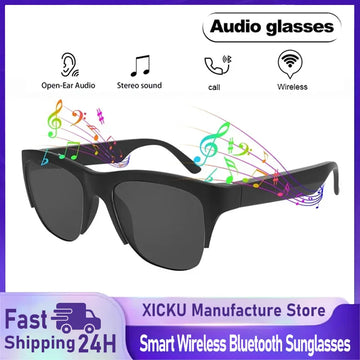 Smart Bluetooth 5.3 Sunglasses - UV Protection, HIFI Audio & Hands-Free Calls