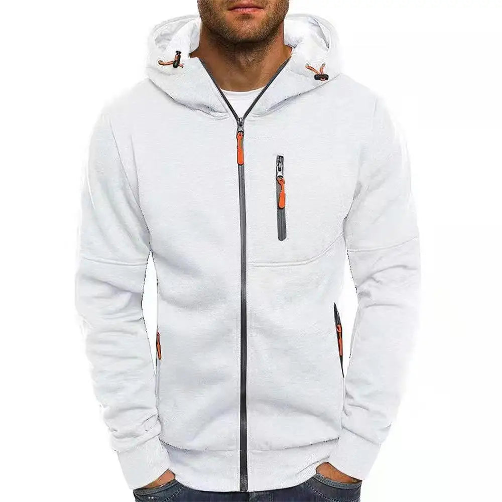 Men’s Hoodie Sweatshirt Zipper Hooded Casual
