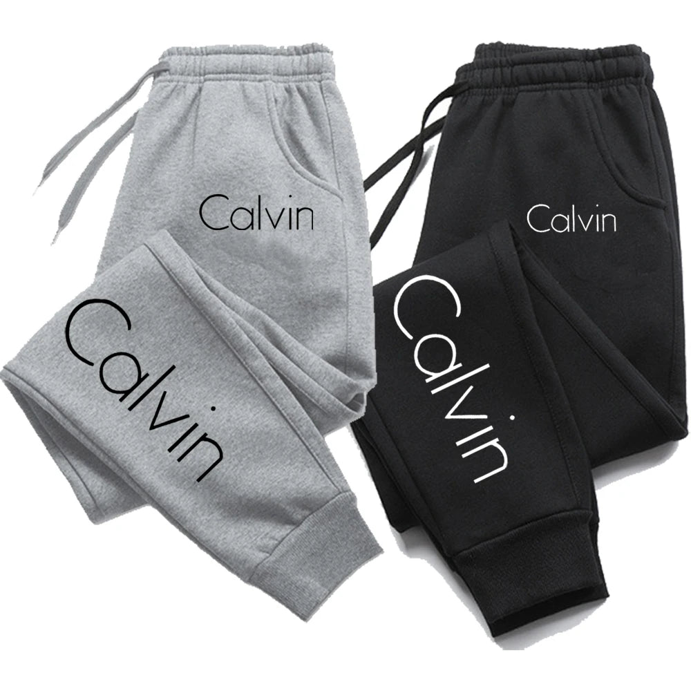 Printed Sports Running Trousers – Men Women Fitness Sweatpants