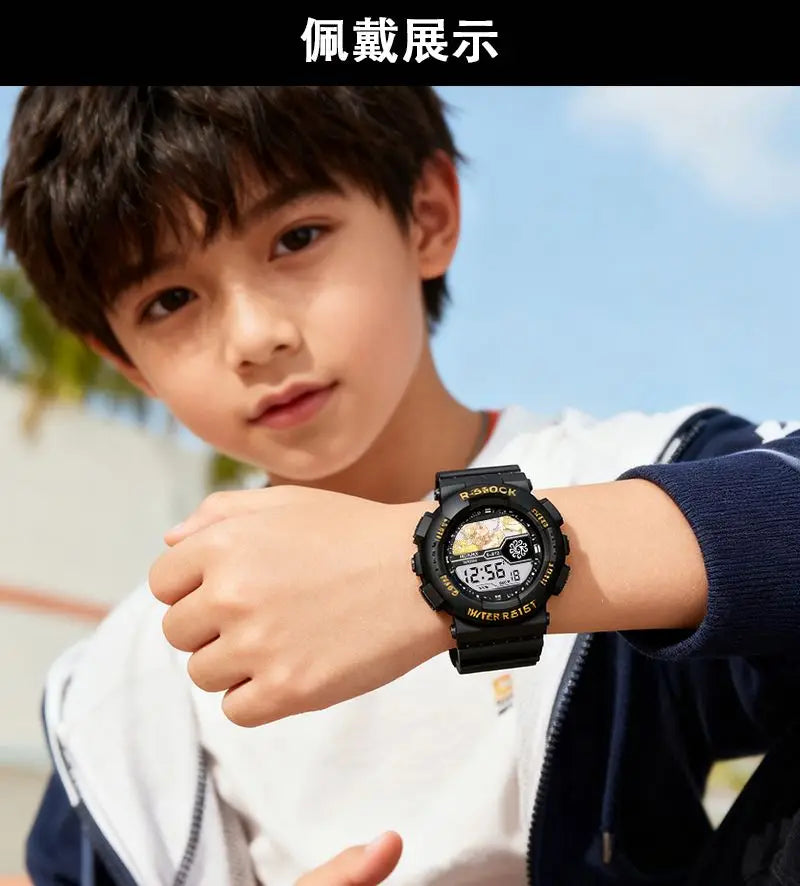 The Simpsons Anime Waterproof Watch – Sports Chronograph Electronic Watch for Boys & Girls