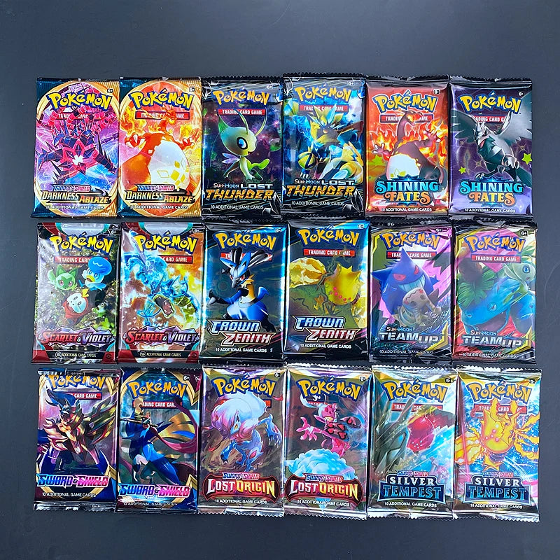 Pokemon Cards 20/40 Pcs Collection – GX Tag Team VMAX EX Mega Energy Trading Card Set