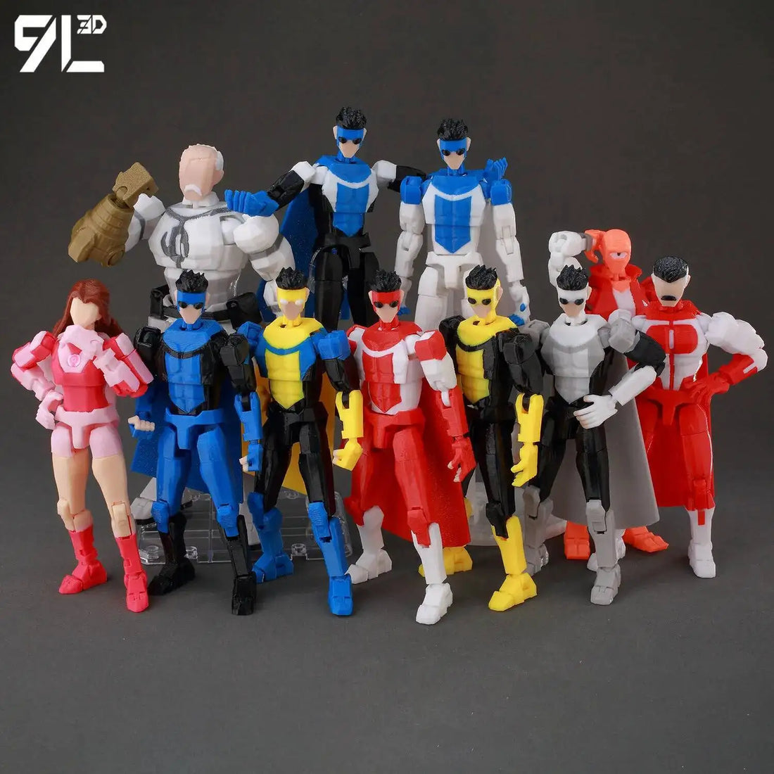 Figura de ação do Batman e do Superman – Brinquedo de herói articulado