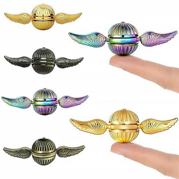 Premium Metal Fidget Spinner - Stress Relief Gyroscope for Focus & Anxiety Relief