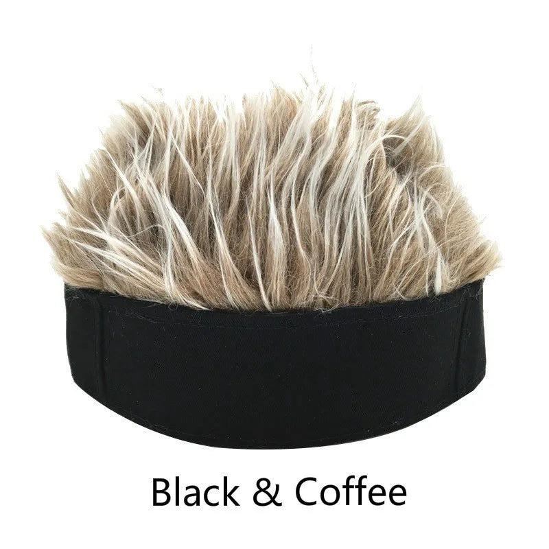 Cosplay Wig Cap - Adjustable Hip-Hop Cartoon Hair Hat for Role-Playing & Performance