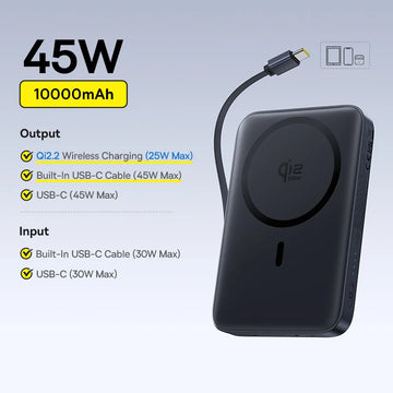 Baseus Qi2 10000mAh Magnetic Wireless Power Bank