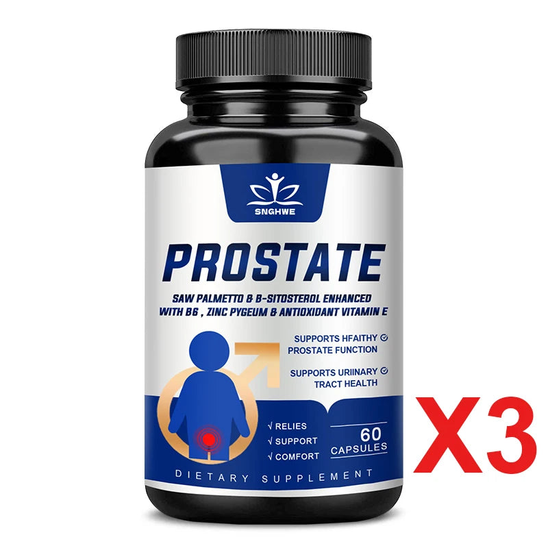 Saw Palmetto Prostate Support - Men's Health Supplement for Urinary & Bladder Control