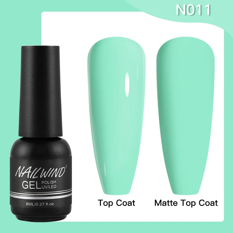 ROSALIND Gel Nail Polish 8ml - Semi-Permanent UV Gel, Solid Color, Salon Quality