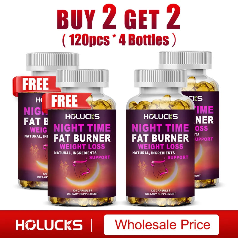 Night Time Fat Burner - Advanced Sleep & Weight Loss Capsules with White Kidney Bean & Garcinia Cambogia