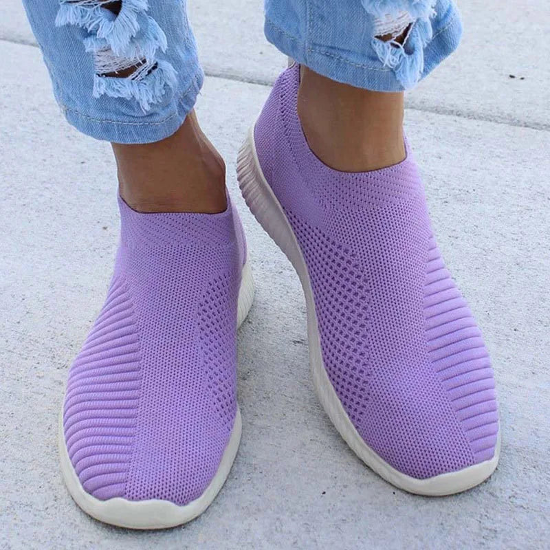 Women’s Slip-On Sneakers – Comfortable Casual Sports Shoes
