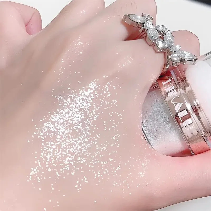 Glitter Fairy Highlight Powder - Shimmer Body & Face Glitter for Weddings & Parties