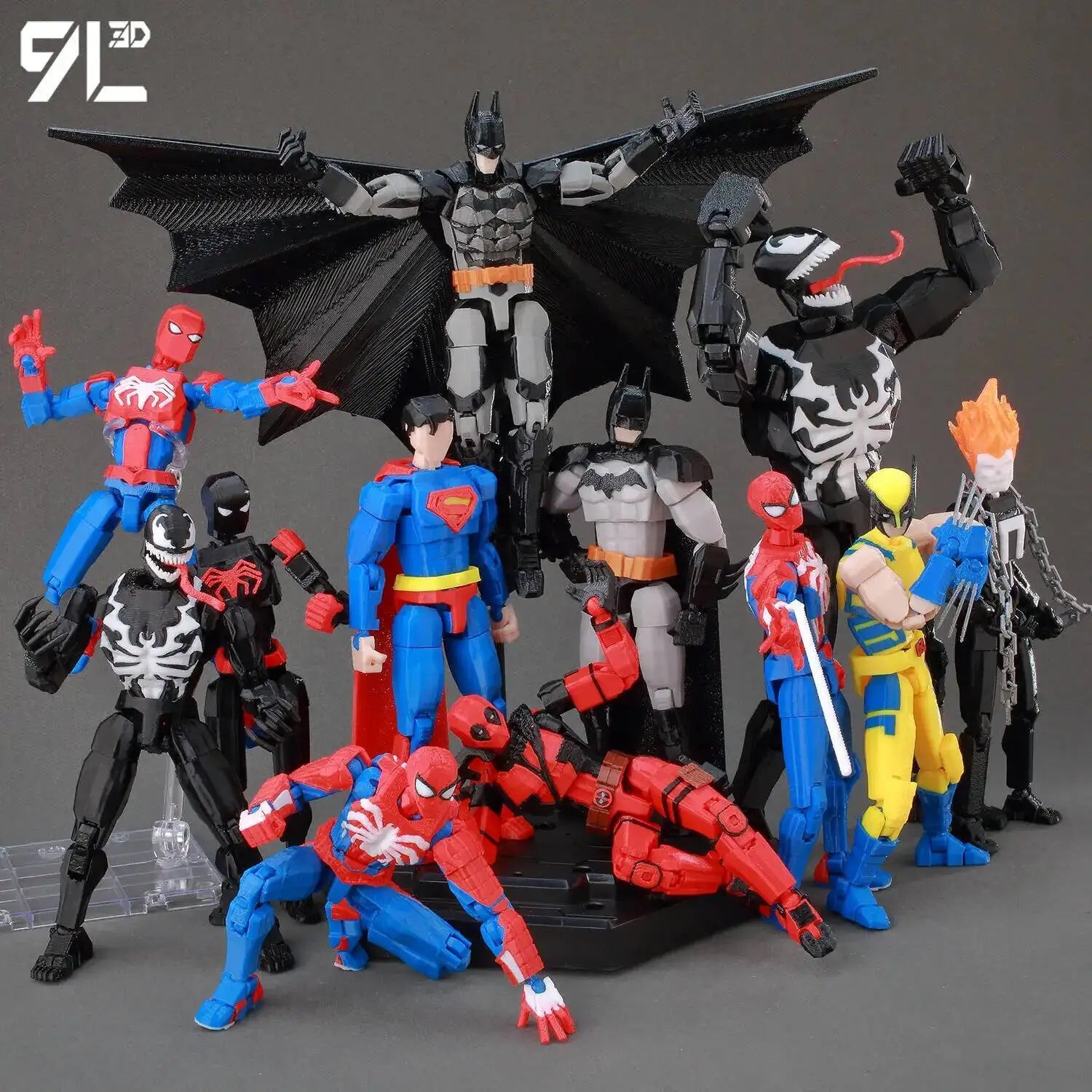 Batman Superman Action Figure – Poseable Hero Toy