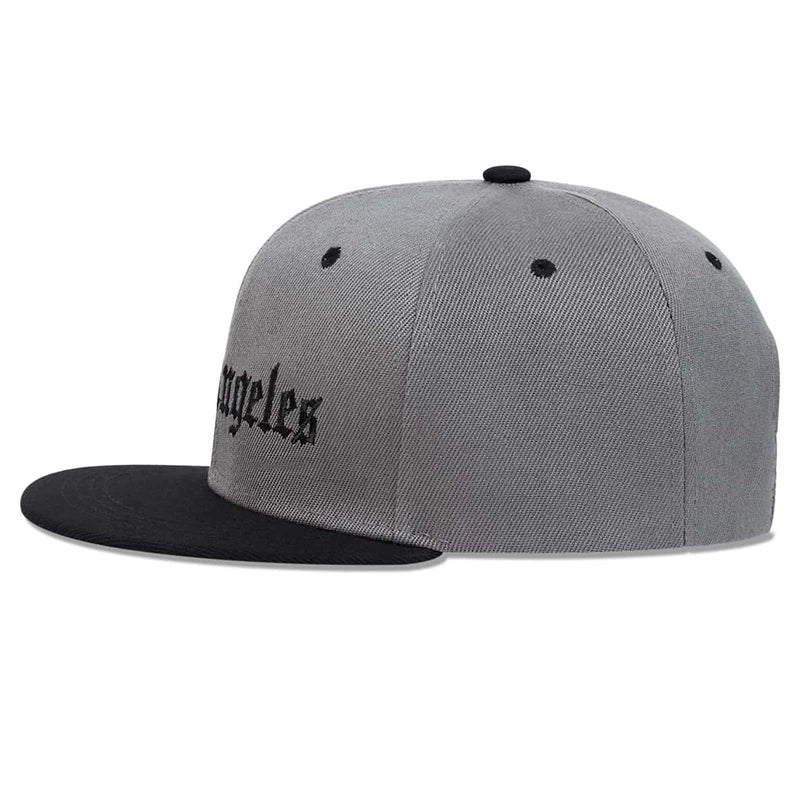 Los Angeles Basketball Cap - Cotton Hip-Hop Snapback Hat for Outdoor & Casual Wear