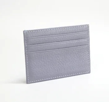 Custom Logo Leather Card Holder – Slim Wallet