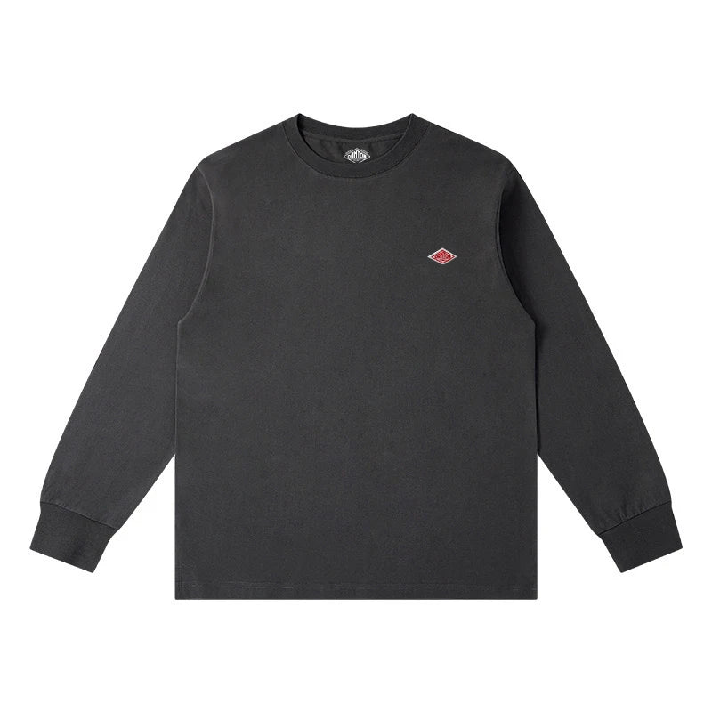 Autumn Japanese Style Long Sleeve Cotton T-Shirt – Classic Loose Fit Top