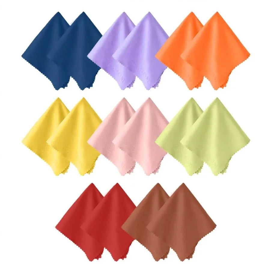 XizeHOM 8pcs Microfiber Glasses Cleaning Cloth – Lens & Phone Screen Wipes