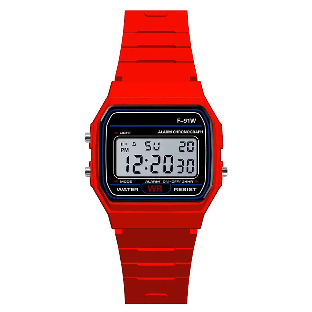 Kids LED Sports Watch - Waterproof Digital Watch with Alarm for Boys & Girls