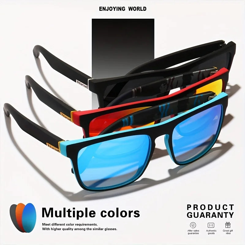 Vintage Square Polarized Sunglasses - UV400 Designer Eyewear for Men & Women