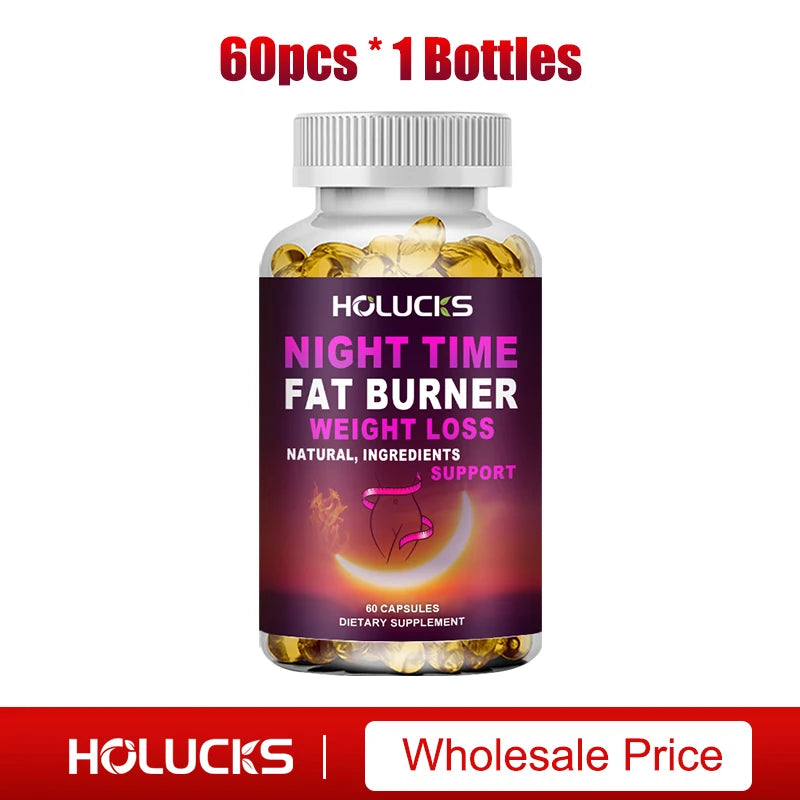 Night Time Fat Burner - Advanced Sleep & Weight Loss Capsules with White Kidney Bean & Garcinia Cambogia