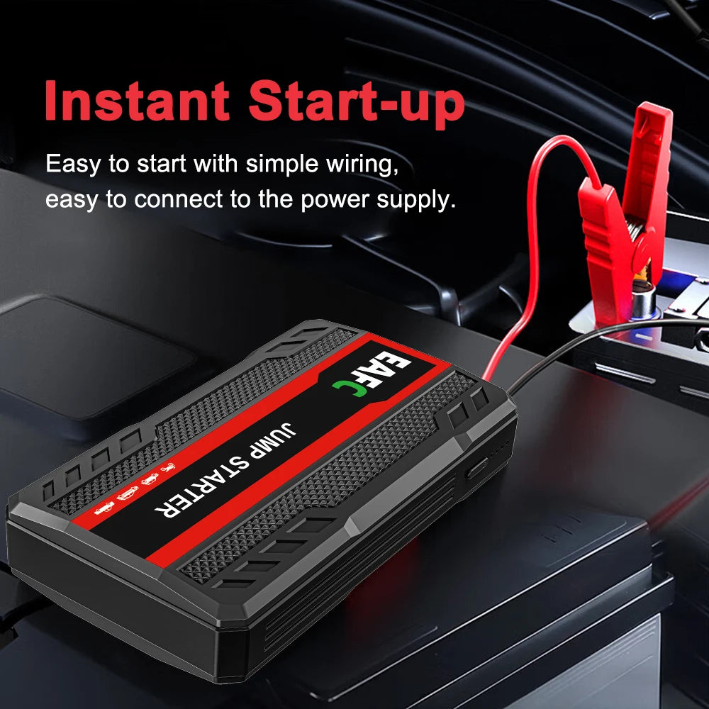 🚨 NEVER GET STRANDED AGAIN! 600A Jump Starter - Your Pocket-Sized Tow Truck 🔋