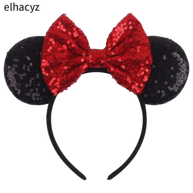 Disney Minnie Mouse Ear Hairband – Princess Party Gift for Girls & Disney Fans