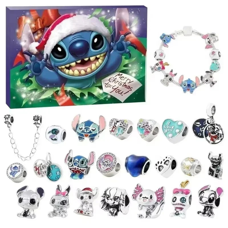 Stitch Christmas Advent Calendar – DIY Bracelet Gift