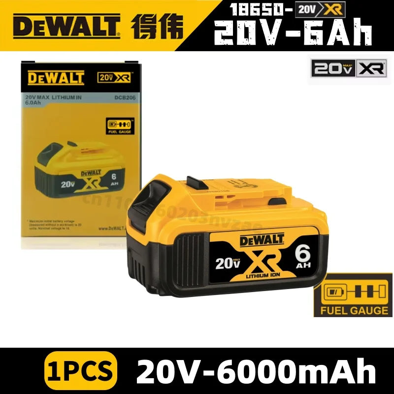 🔋 BATTERY BLOWOUT! 100% Original DeWalt 20V 6.0Ah Battery - High Performance Lithium-Ion Power