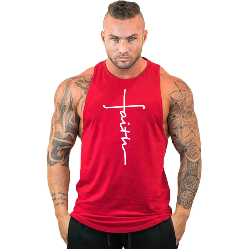 Men's Athletic Tank Top - Sleeveless Gym Workout Vest for Fitness & Training