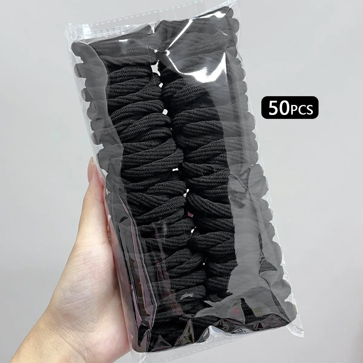 Colorful Elastic Hair Rope – Ponytail Scrunchie Set for Girls | Outdoor & Casual Wear