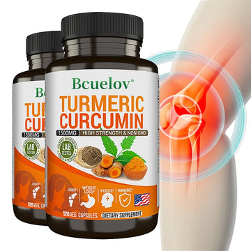 Turmeric Curcumin Capsules - Joint, Immune & Digestive Health Support