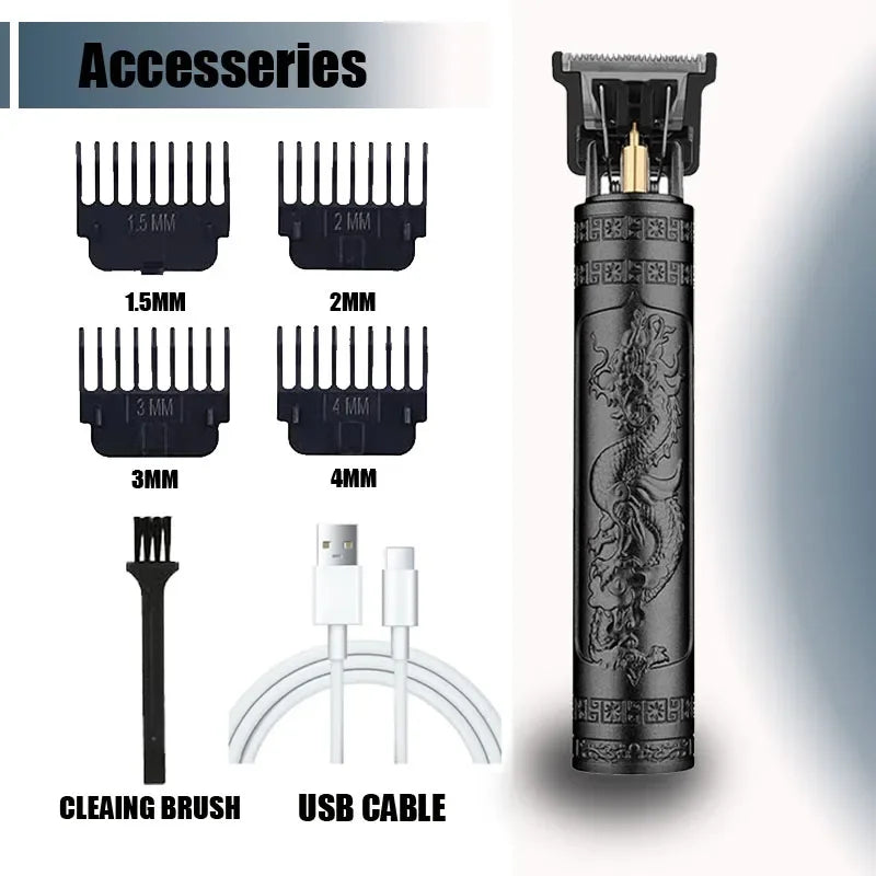 ⚡ 50% OFF Limited Time! T9 Electric Hair Trimmer - Professional USB Rechargeable Clipper for Men