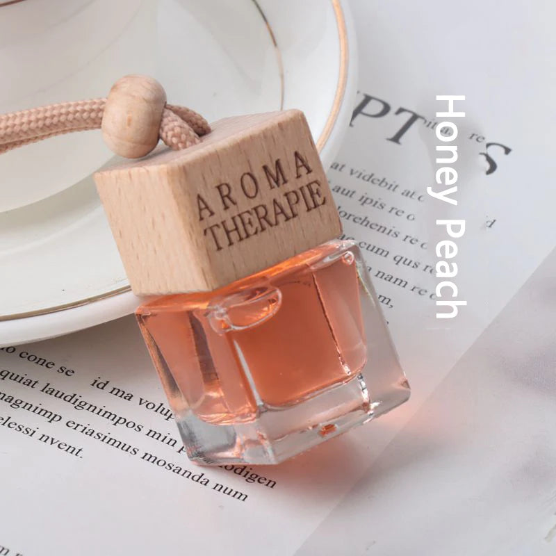 Car Mirror Pendant Air Freshener - Long-Lasting Fragrance Decoration to Eliminate Smoke Odor