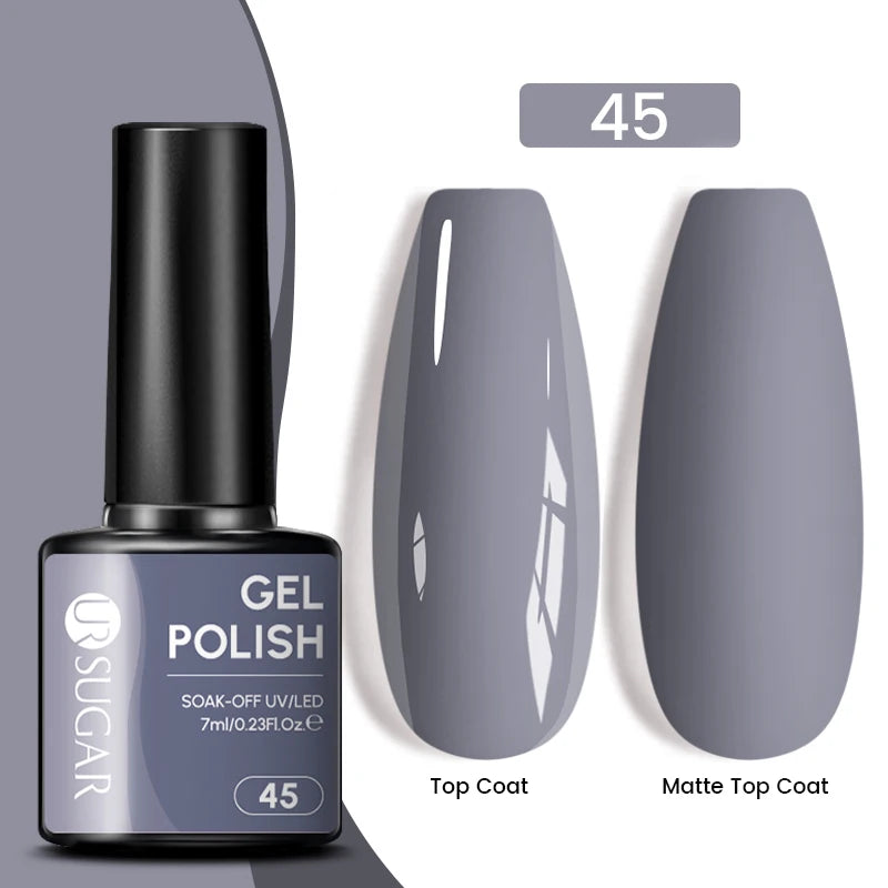Dark Red Gel Nail Polish – Soak-Off LED/UV Gel Varnish for Salon & Home Use