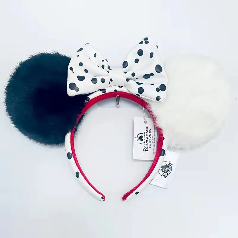 Disney Mickey Ears Headband – Minnie Sequin Party Hairband for Women & Girls