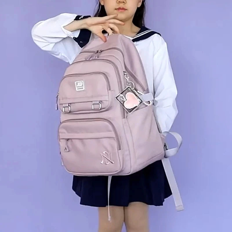 School Backpack for Girls - Kids Teen Women Bookbag for Primary & Secondary Students