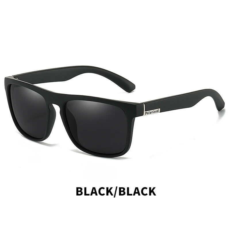 Vintage Square Polarized Sunglasses - UV400 Designer Eyewear for Men & Women