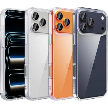 🔥 SALE! Clear Shockproof Case for iPhone 17 Pro Max - Crystal Hybrid Cover
