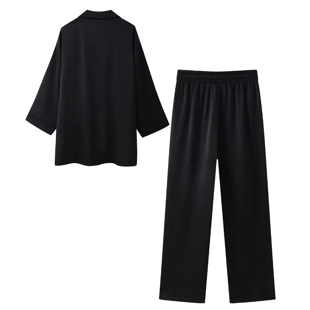 2026 Women’s Double-Breasted Suit Set – Spring/Summer