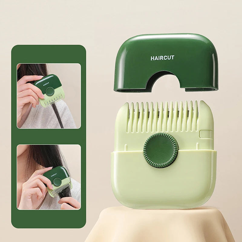 2-in-1 Split Ends Hair Trimmer Comb - Professional Hair Cutting Tool for Women & Girls