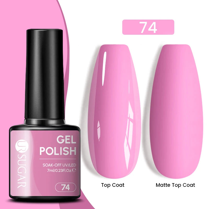 Dark Red Gel Nail Polish – Soak-Off LED/UV Gel Varnish for Salon & Home Use