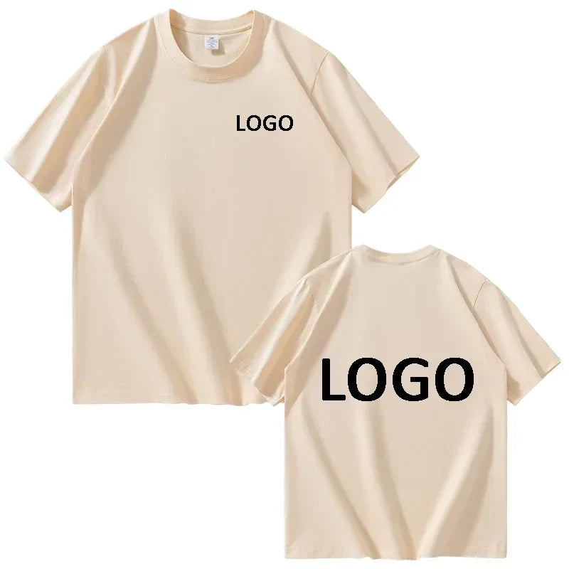 Customized 100% Cotton Printed T-Shirt – Men & Women Short Sleeve Streetwear