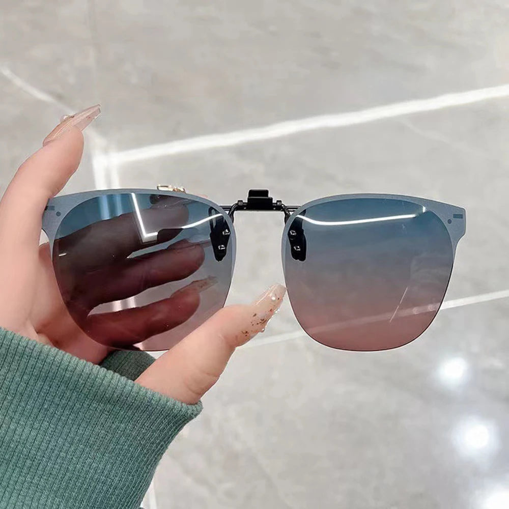 🕶️ 45% OFF! Polarized Clip-On Sunglasses - Flip-Up UV400 for Driving & Fishing