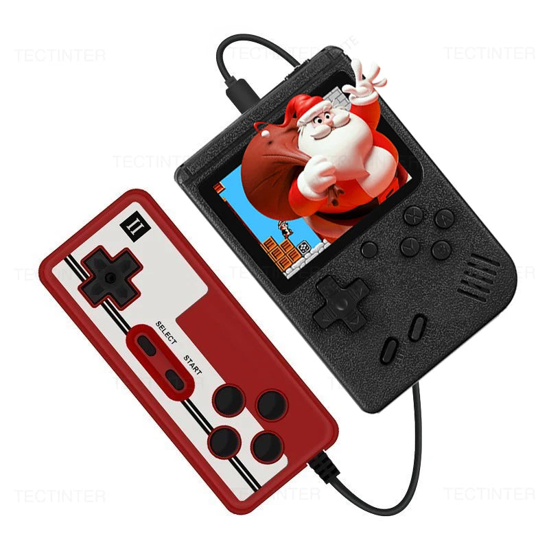 Portable Retro Mini Game Console - 8-Bit Handheld with 500 Built-In Games