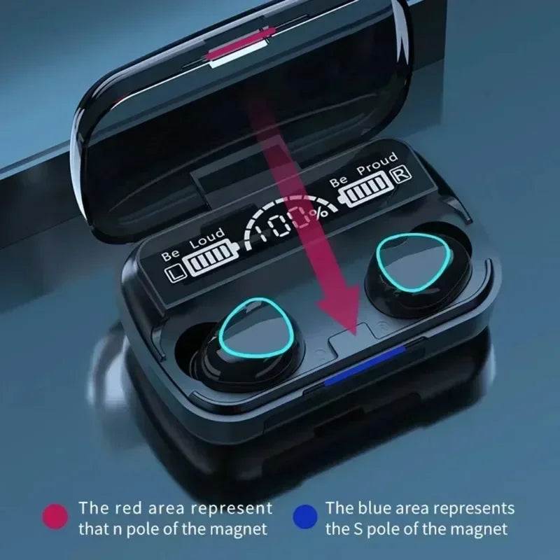 M10 Wireless Earbuds – Waterproof Bluetooth Sport Earphones with Noise Cancelling