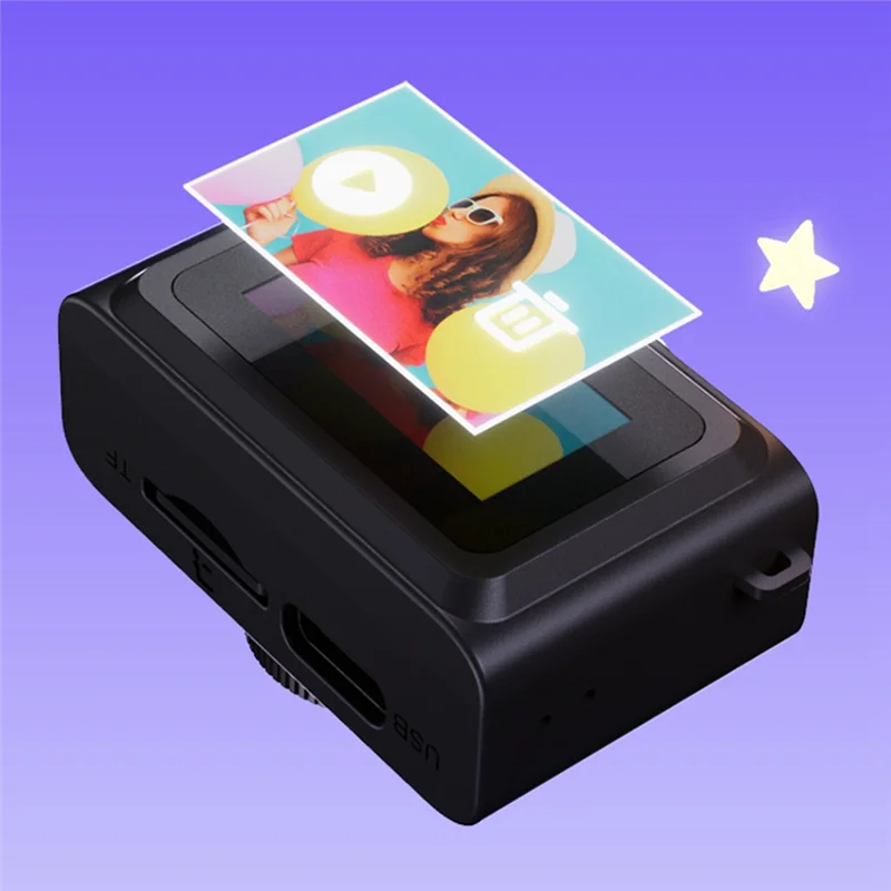 CABE Mini Retro Camcorder 1080P HD - Portable Thumb Camera for Students & Vlogging