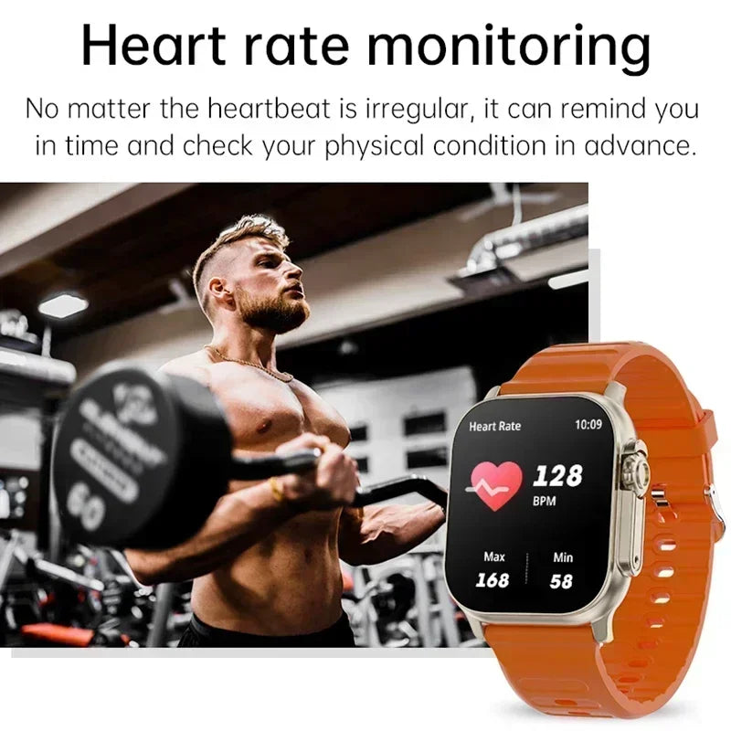 Watch 10 Ultra Smart Watch 49mm — NFC, GPS, Bluetooth Call & Wireless Charging