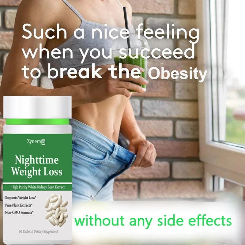 White Kidney Bean Slimming Pills - Carb Blocker & Fat Burner for Weight Loss