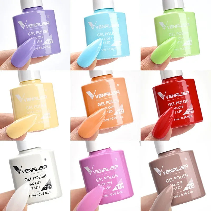 Full Coverage Gel Nail Polish – Semi-Permanent UV LED Gel for Salon & Home Use