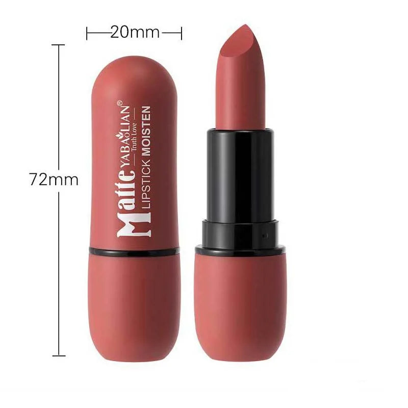 Velvet Matte Lipstick with Waterproof Topcoat