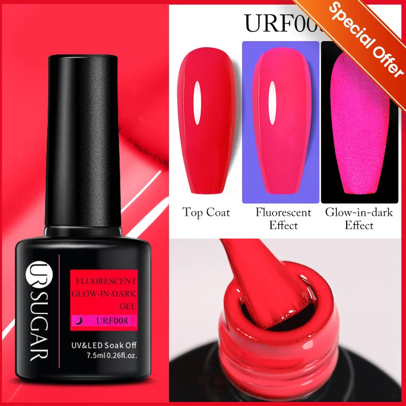 Dark Red Gel Nail Polish – Soak-Off LED/UV Gel Varnish for Salon & Home Use